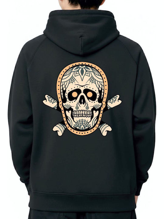 Блуза С Качулка Muerte Skull Pop Culture Черна