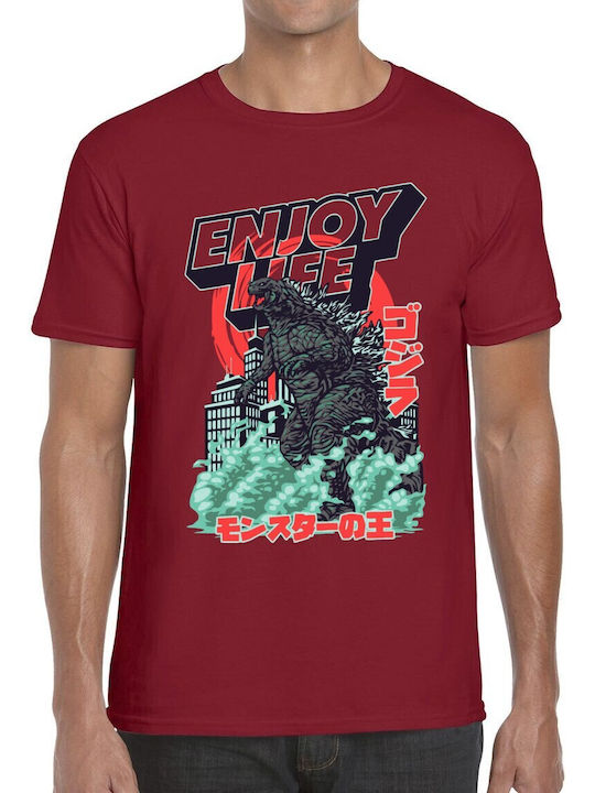 T-shirt Godzilla Enjoy Life City Stomp Pop Cult...
