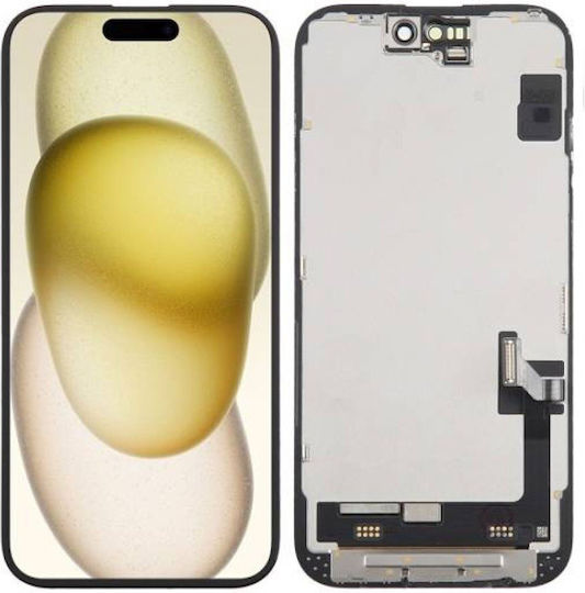 Οθόνη OLED Soft με Μηχανισμό Αφής για Apple iPhone 16 (Μαύρο)