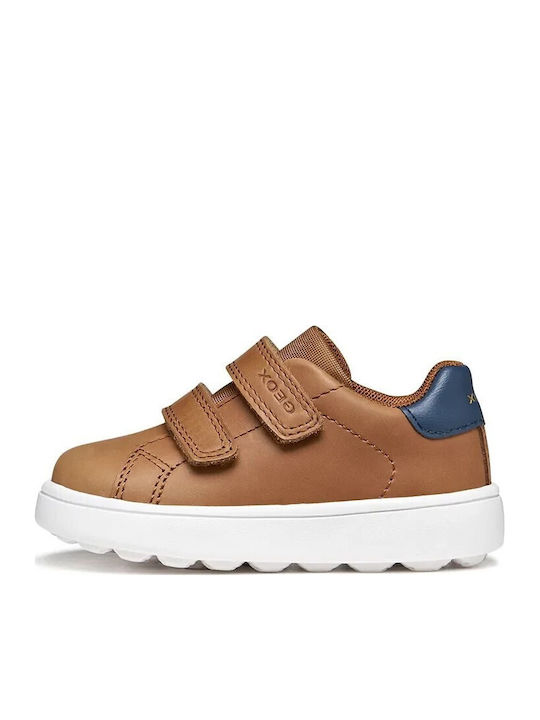 Geox Παιδικά Sneakers Ανατομικά Καφέ