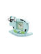 Avizar Analog Alarm Clock Children Cow Design Happy To You Model Blue