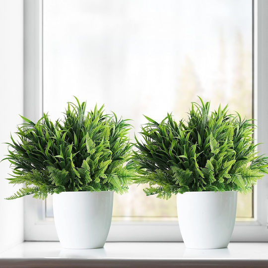 Set 6 Belle Vous Plante Artificiale 35 × 29 Cm Frunze De Ferigă Aspect Natural Material Plastic Rezistent La UV Decorațiune Interioară Exterioară Verde Set 6 Belle Vous Plante Artificiale 35 × 29 Cm Frunze De Ferigă Aspect Natural Material Plastic Rezistent La UV Decorațiune Interioară Exterioară Verde