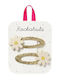 Rockahula Kids Hair Clip Flower in Gold Colour