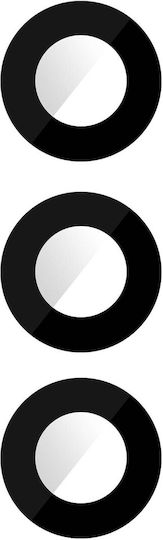 Clappio Rear Camera Lens Compatible Galaxy A55 Photo Sensor Repair Transparent Black