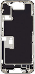 Avizar Ersatz-Mittelrahmenteil Für iPhone 16 Pro Max Weiß Schwarz