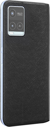 Bigben Case Vivo Y21 Y21s Y33s Saffiano Stand Function Card Holder Black