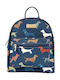 Dachshund Damentasche Rucksack Mehrfarbig
