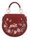 Leather Women's Bag Shoulder Burgundy
