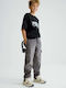 Kids Denim Trousers Gray