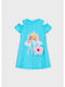 Girls Sleeveless Light Blue Dress