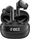 Joyroom JR-BB3 In-ear Bluetooth Handsfree Ακουστικά με Αντοχή στον Ιδρώτα και Θήκη Φόρτισης Μαύρα