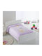 Piel SA Blanket Cot Bear Moon Velvet Purple 110x140cm