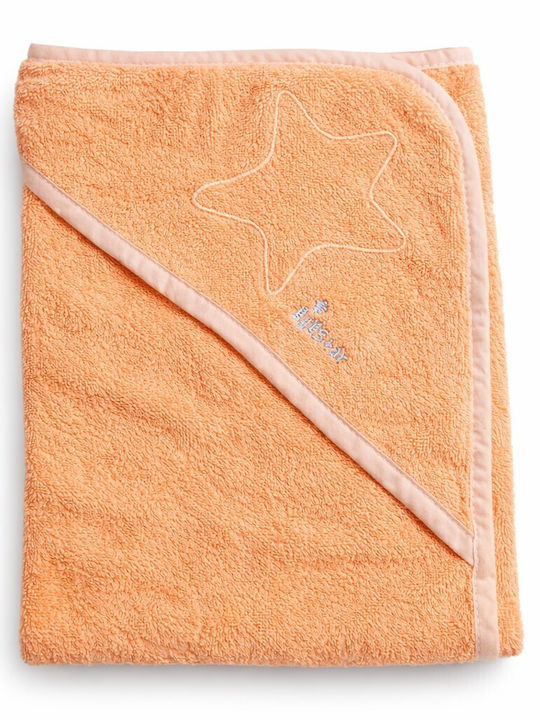 Beboulino Baby Hooded Towel Coral 75x75cm