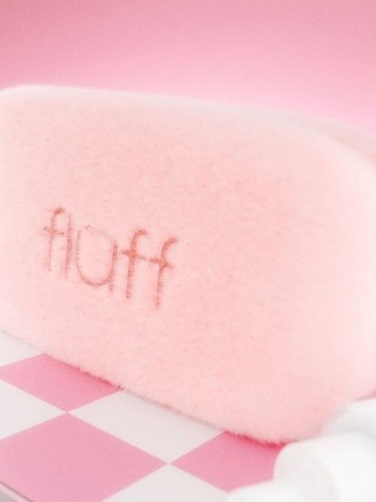 Fluff Fluffy Cosmetic Bag Small Pink