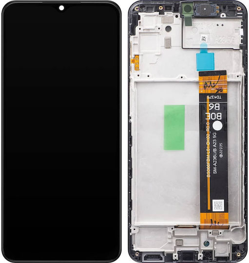 Οθόνη με Μηχανισμό Αφής και Πλαίσιο για Galaxy A23 (Μαύρο)
