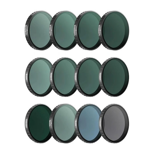 Freewell ND / ND1000 / ND/PL / ND32 / CPL Objektivfilter-Set für Drohne 12Stück
