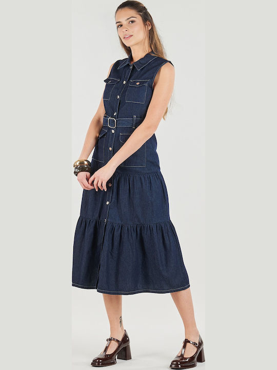 Rochie Maxi Albastru Marin