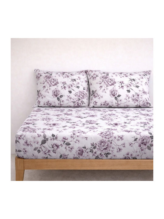 My Home Luxury Modena Bed Sheets Set With 2 Pil...
