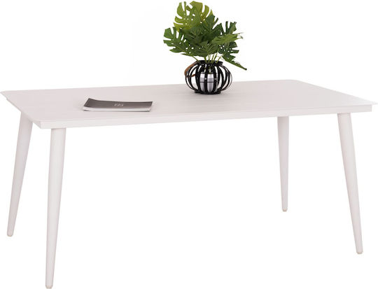 Masă 160x90x78buc Alb