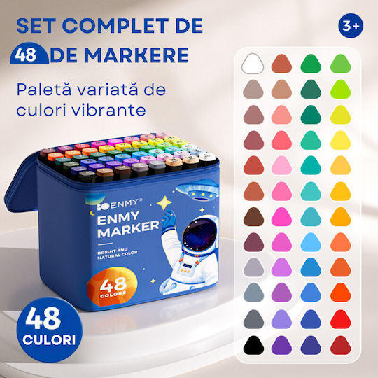 Qova Design Markers 6mm Blue 48pcs