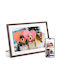 Rama Foto Digitală WiFi 10.1 Inch Ecran IPS HD Memorie 32GB Azorpaandqova D10 Ecran Tactil Suport Card 128GB Redare Foto Video Telecomandă Prin Aplicație 1280x800 IPS HD Ecran Tactil Difuzor