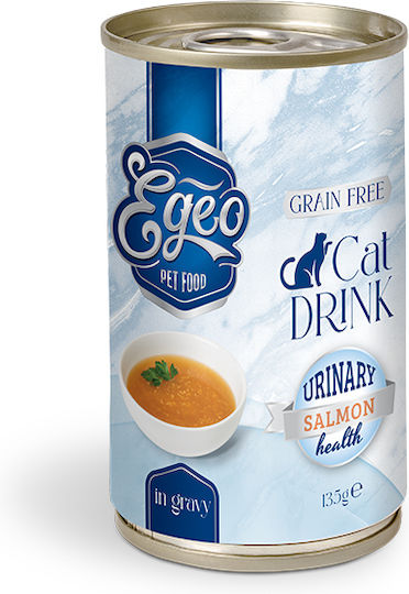 Egeo Pet Food Egeo Pet Food Nasses Katzenfutter Dose mit Lachs und Fleisch 135g