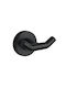 Vinci Wall-Mounted Bathroom Hook Black