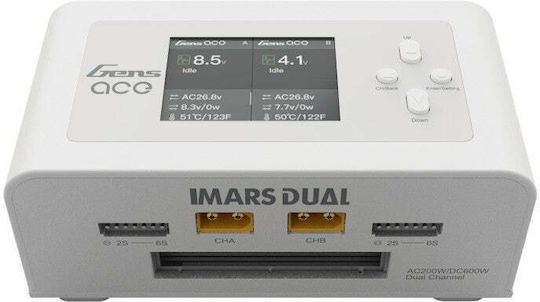New Gensace Imars Dual Channel Ac200w/dc300wx2 Smart Balance Rc Charger