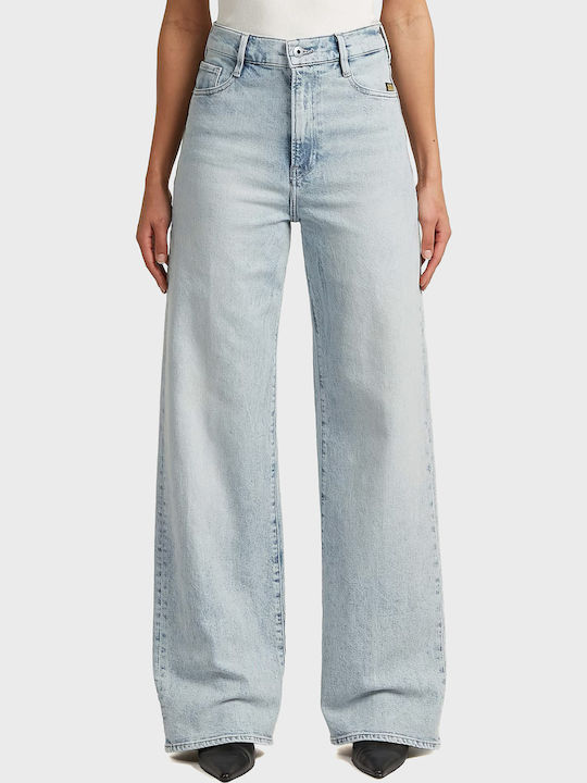 Deck 2.0 Women's Jean Trousers in Loose Fit Light Aged Denim