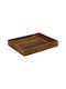 Marva Besteckeinsatz für Schubladen Hölzernes 26x35x5cm Braun