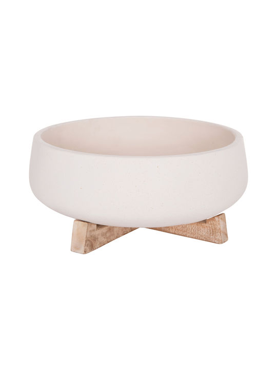 HomeMarkt Γλάστρα Τσιμεντένια Λευκό HomeMarkt Γλάστρα Τσιμεντένια Λευκό