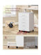 Office Storage Drawer with Wheels & Drawers Λευκό Χρώμα L40xW42xH65.7cm