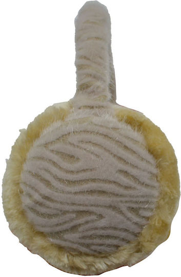 Γυναικείο Earmuff Πλεκτό σε Μπεζ χρώμα