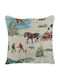 Signare Decorative Pillow Case 45x45cm Christmas Sleigh