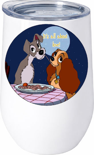 Λαίδη Αλήτης Lady Tramp Αγίου Βαλεντίνου No72 Ποτήρι Θερμός Ανοξείδωτο Διπλό Τοίχωμα 500ml – Premium Ποιότητα