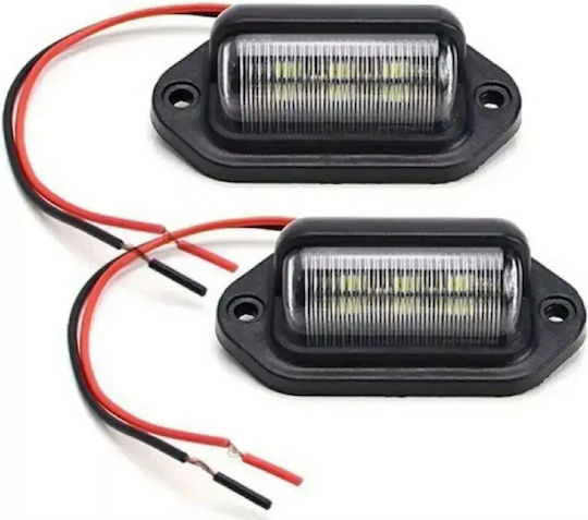 Светлини за регистрационната табела LED 2W 12V Универсален 2бр
