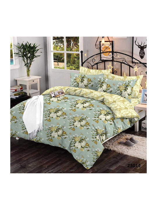 Marwa King Size Bed Sheets Set with Rubber Hugg...