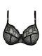 Black Sutien fără căptușeală cu Baloane