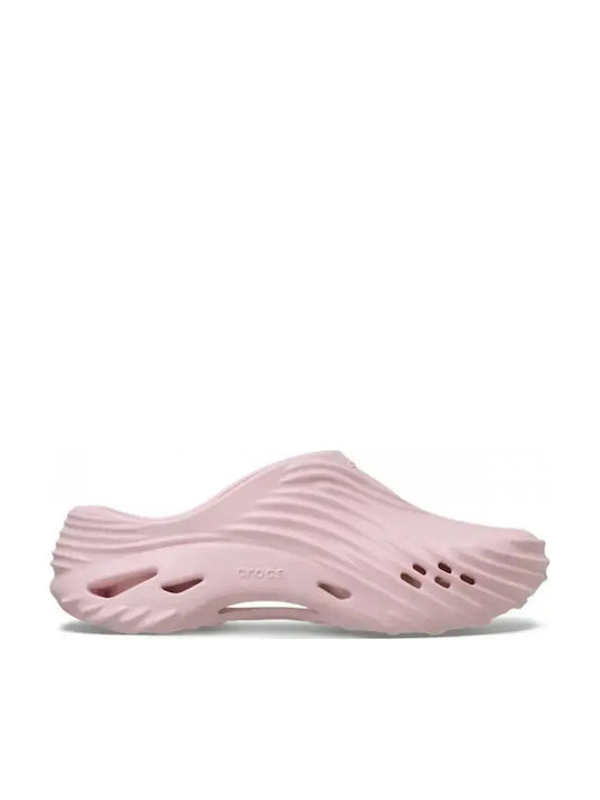 Crocs Echo Γυναικεία Σαμπό Ροζ