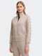 Britney Long Women's Sweatshirt Jacket Gray