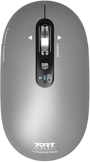 Port Designs Безжичен Bluetooth Мишка Сребрист