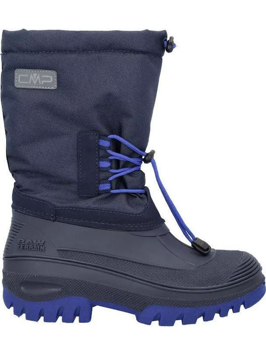 CMP Kids Snow Boots with Laces Navy Blue