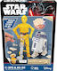 Star Wars Jucărie de Construcție din Lemn C-3po & R2d2