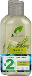 Dr.Organic Tea Tree Shampoos Hydration 2x265ml Dr.Organic Tea Tree Shampoos Hydration 2x265ml