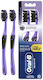 Oral-B 3d White Toothbrush Medium Purple 2pcs