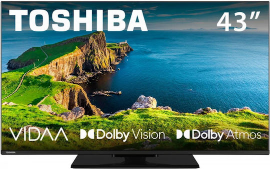 Toshiba Смарт Телевизор 43" 4K UHD Direct LED 43UV3F63DG HDR (2024)