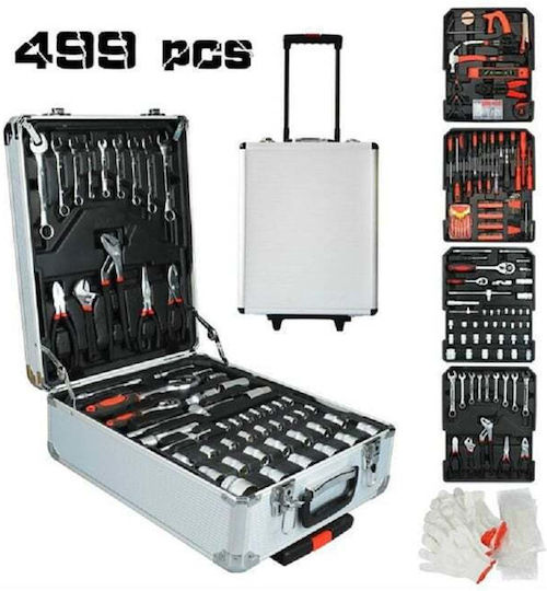 Werkzeugkoffer mit 499 Werkzeugen