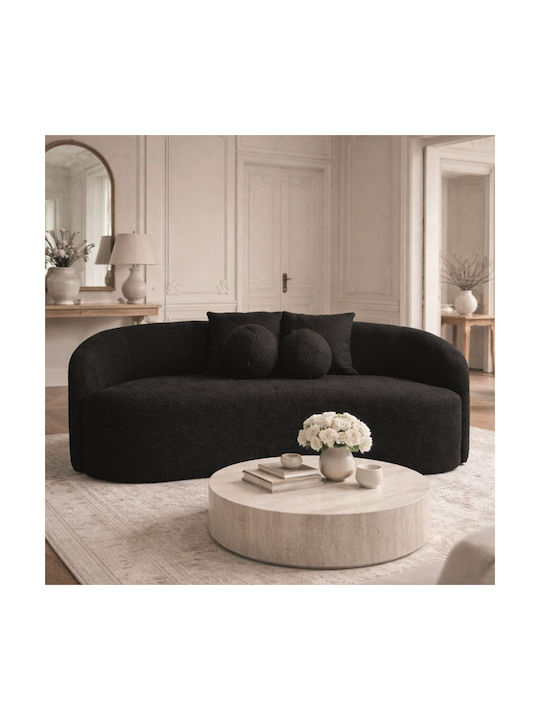 Woodwell Lyon Doppelsitzer Sofa Schwarz 178x82x...