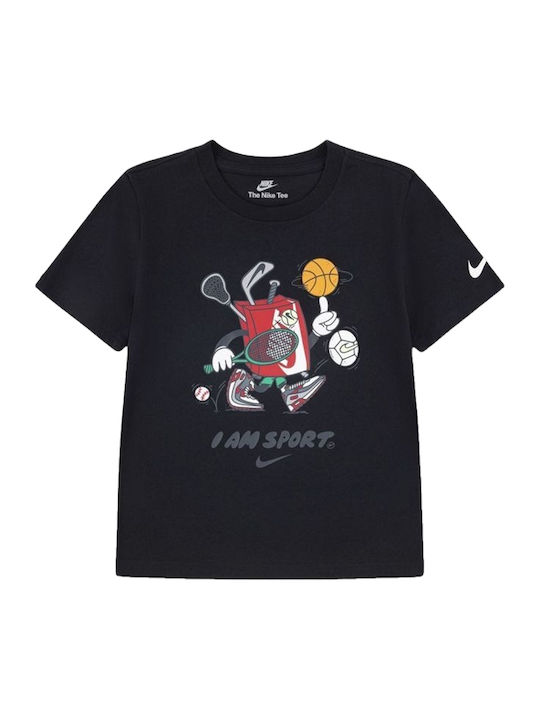 Παιδικό T-shirt Dri-Fit Μαύρο Graphic