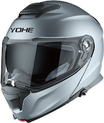Yohe 937 Flip-Up with Sun Visor ECE 22.06 Glossy Grey